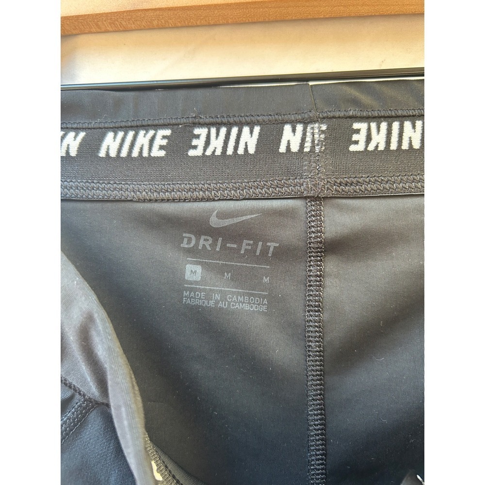Nike Dri-FIT Women's Black Athletic Leggings Size Medium - Picture 4 of 7